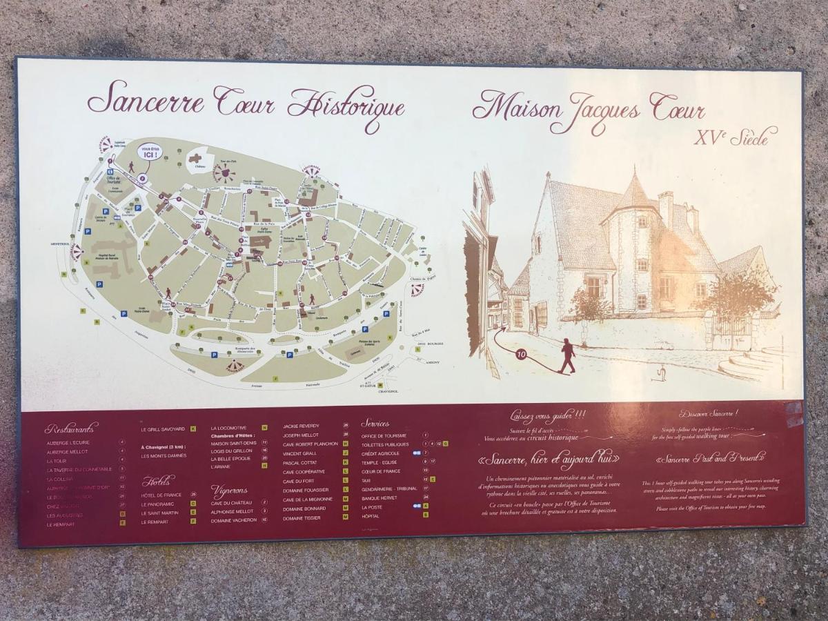 Grand Studio Centre Historique Sancerre Exterior photo